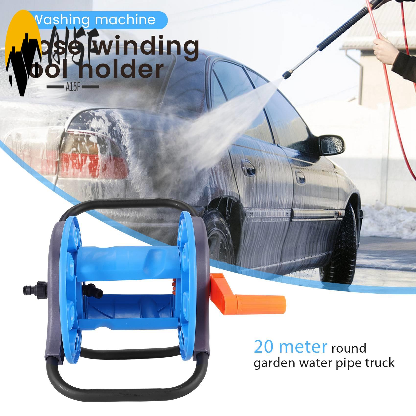 Gardening Tools Holder - A15F-รถเข็นเก็บสายยางแบบพกพา 20 เมตร สำหรับสวนในบ้าน ที่เก็บสายยาง เครื่องล้างรถ