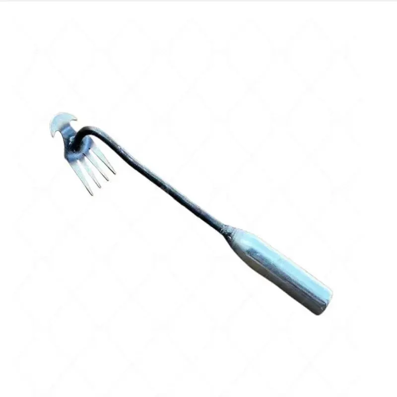 Gardening Tools Japanese - ผานกำจัดวัชพืช, เครื่องมือถอนรากและกำจัดวัชพืช, คราดตักดินสำหรับทำสวน, เครื่องมือทำสวนจากเหล็กแมงกานีส, ผานขนาดเล็ก, ใช้คลุ่งดิน
