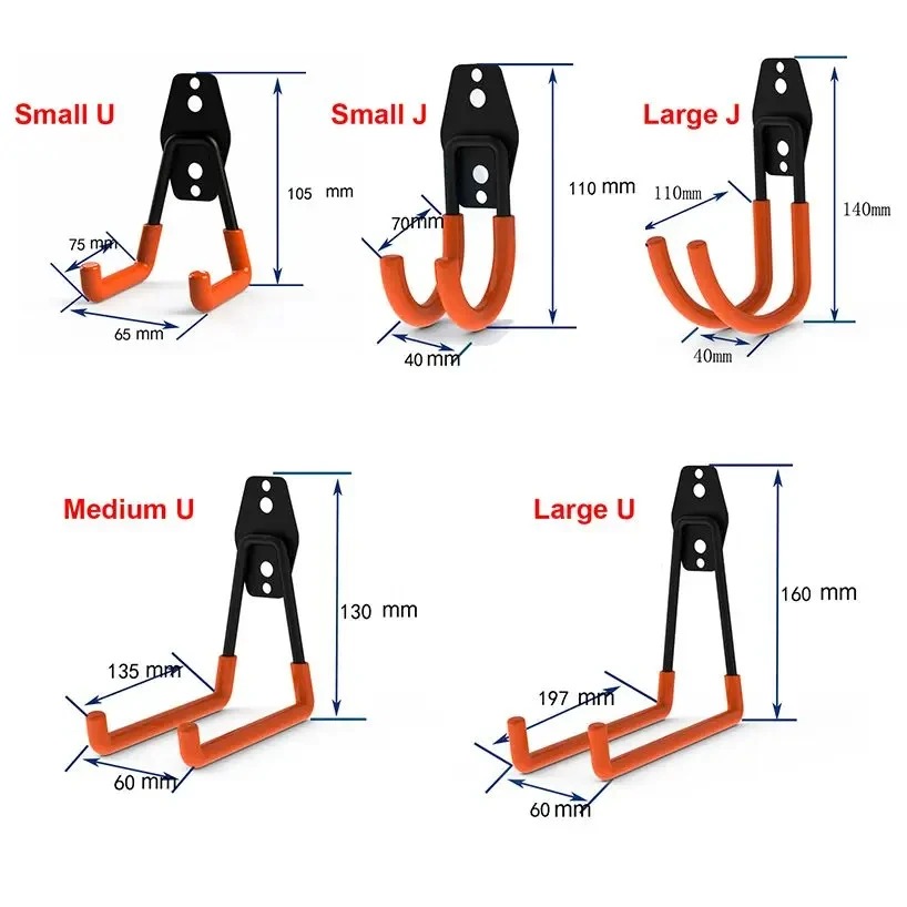 Heavy Duty ตะขอโลหะโรงรถ Organ - Gardening Tools Holder บทวิจารณ์และราคา
