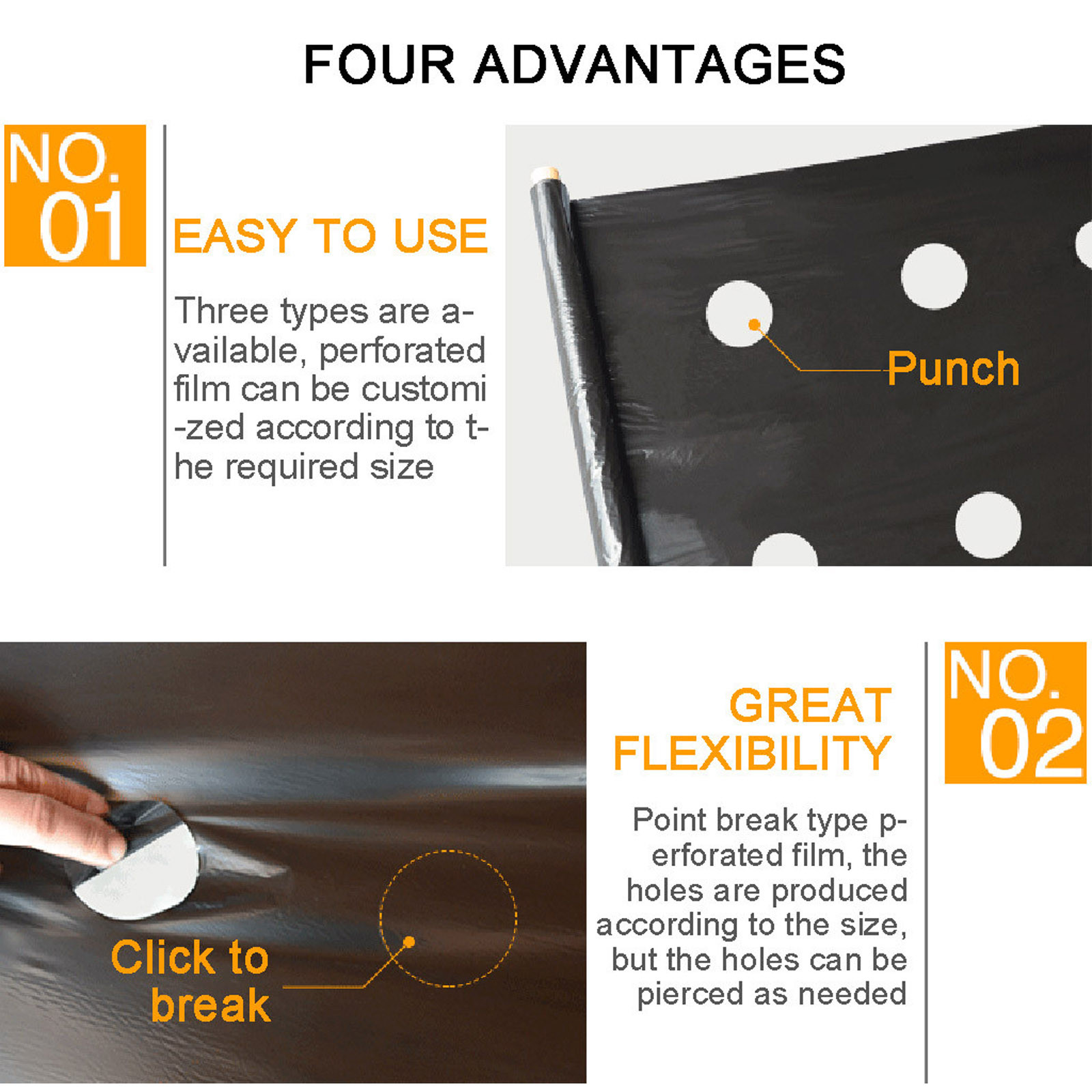 ฟิล์มคลุมดินแบบมีรูพรุน PE สำห - Gardening Tools For Weeds บทวิจารณ์และราคา