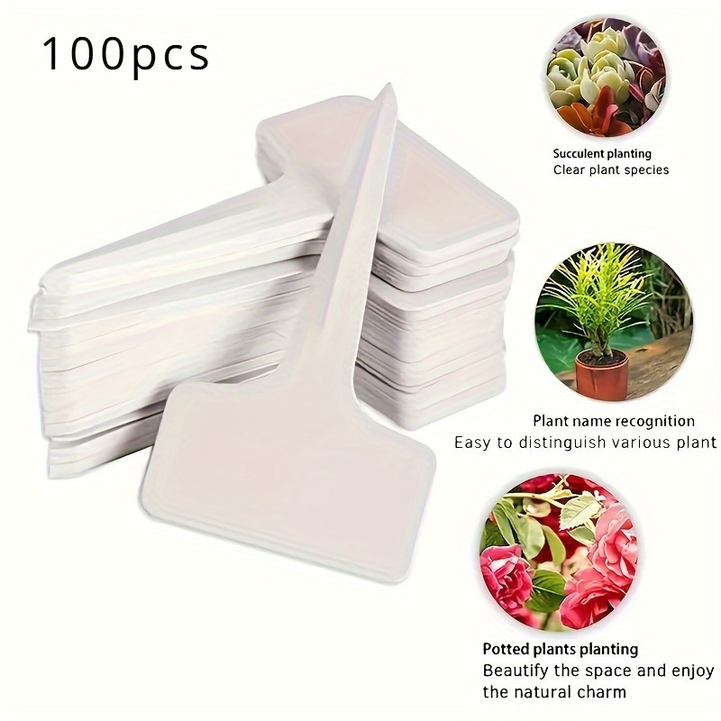 ป้ายติดต้นไม้รูปตัว T ทนทาน 20 - Garden Label Marker บทวิจารณ์และราคา