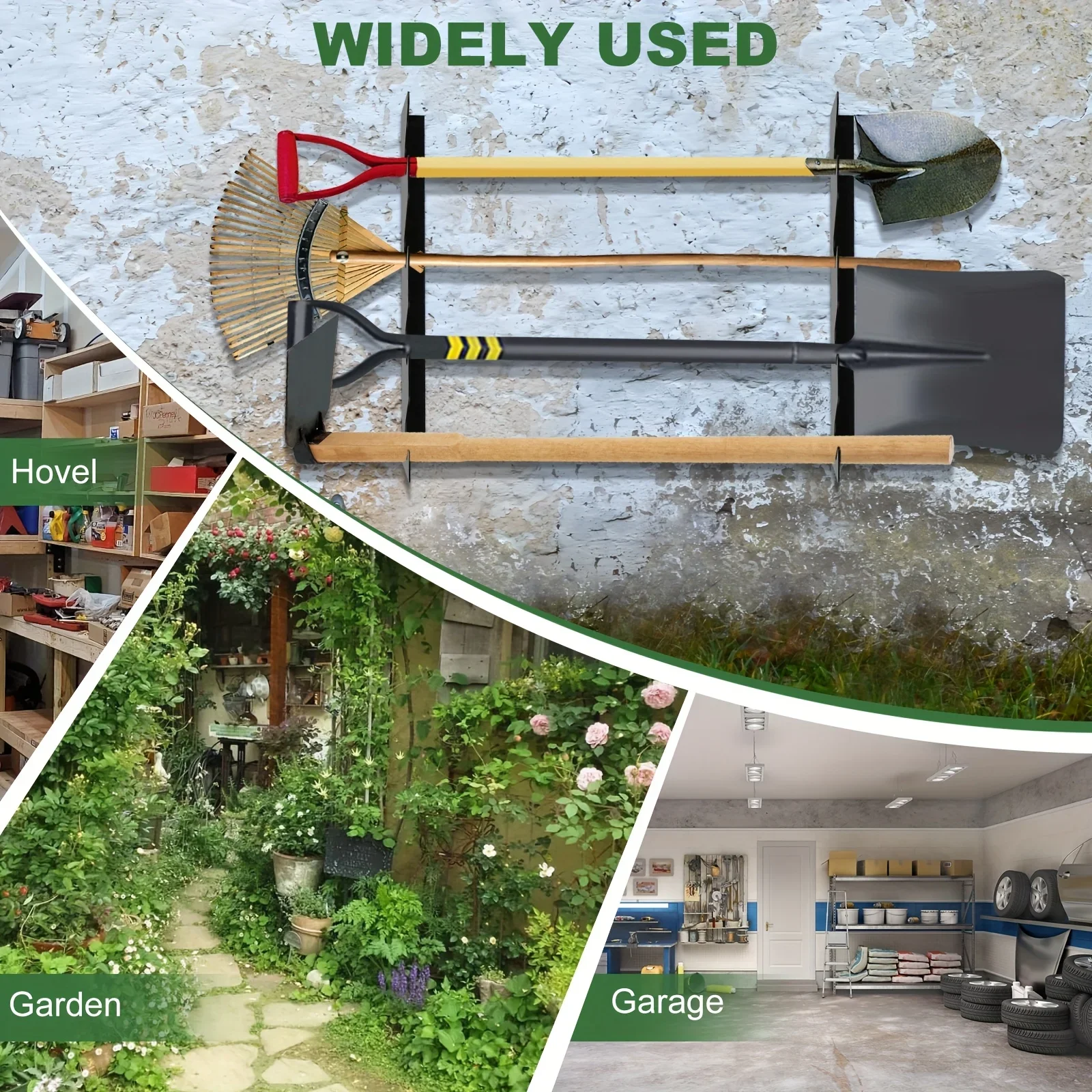 ที่แขวนอุปกรณ์ทำสวนโลหะแบบหนาพ - Gardening Tools Holder บทวิจารณ์และราคา