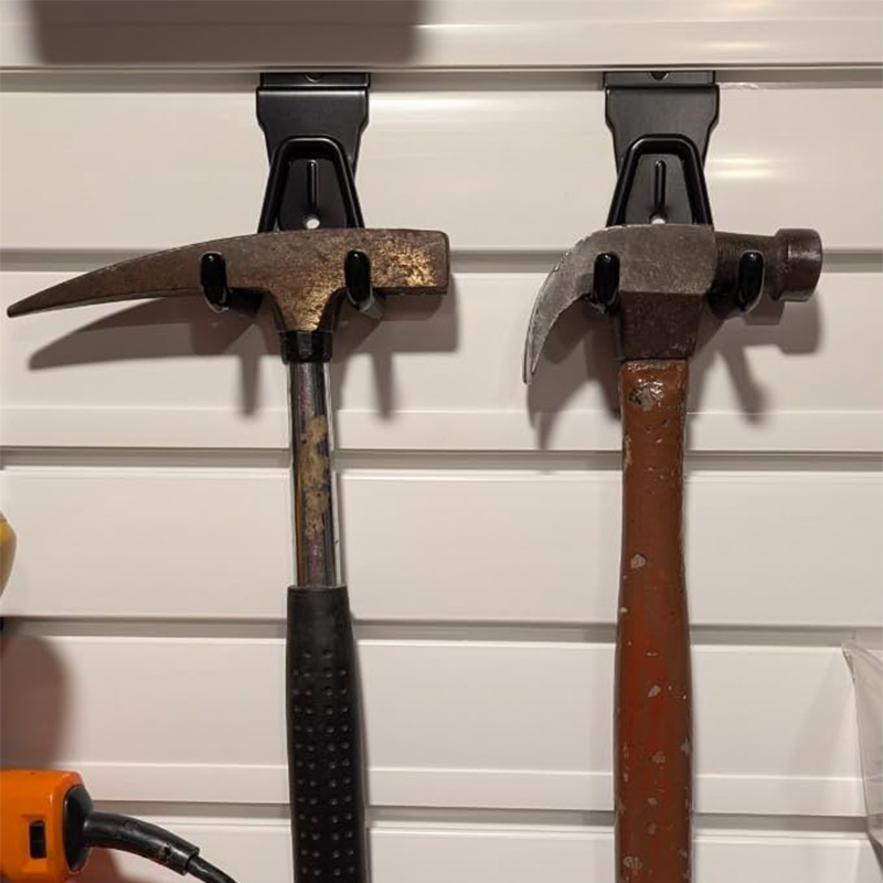 ติดผนังร่องแผ่นHeavy Dutyตะขอโ - Gardening Tools Holder บทวิจารณ์และราคา