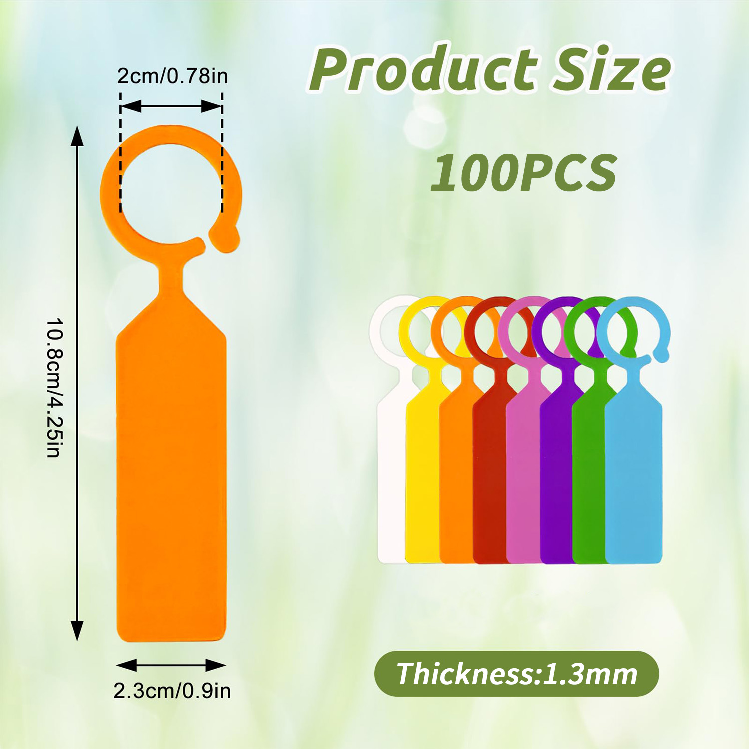 ป้ายแขวนต้นไม้พลาสติก 100 ชิ้น - Garden Label Marker บทวิจารณ์และราคา