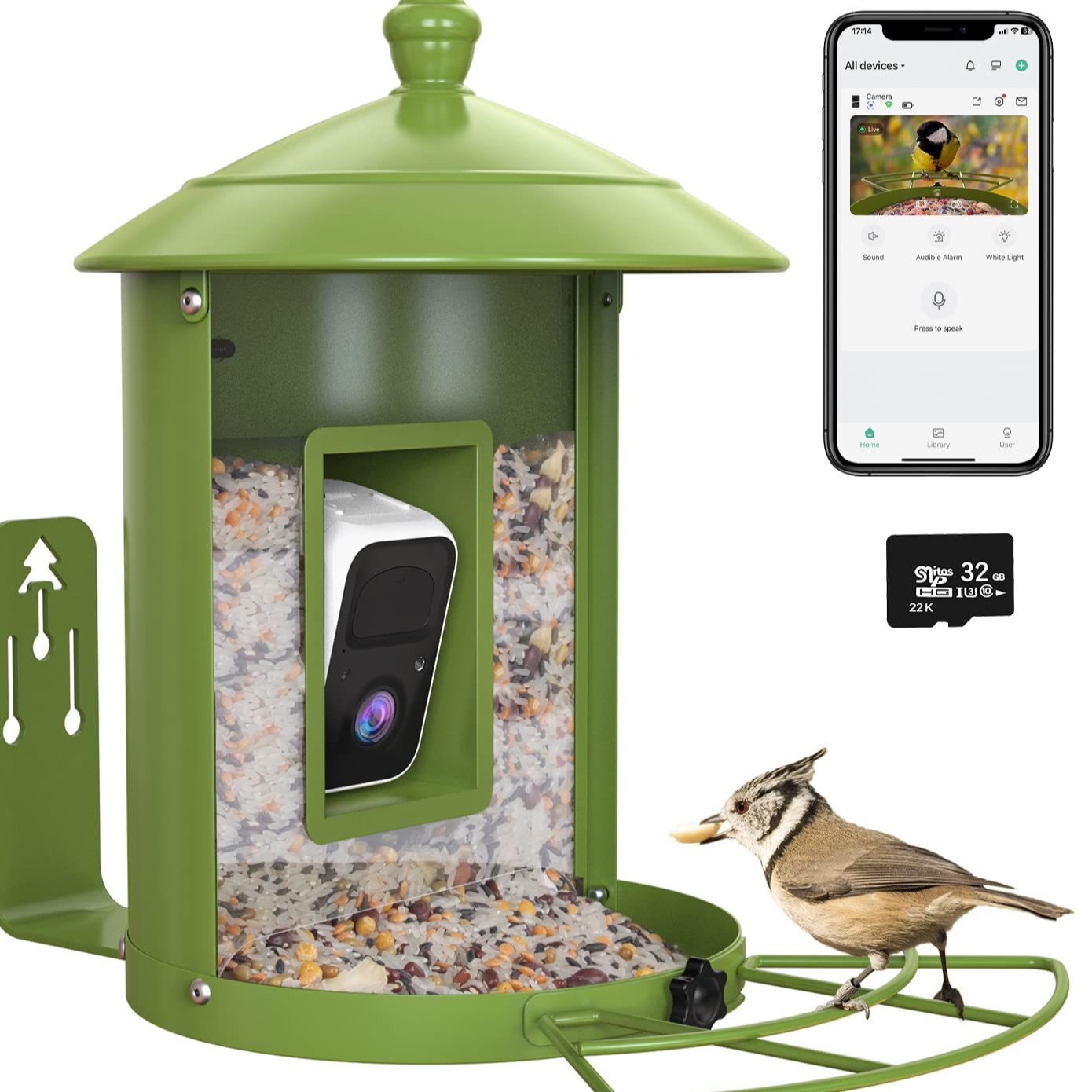 เครื่องให้อาหารนกอัจฉริยะ AI พ - Gardening Tools With Definition บทวิจารณ์และราคา