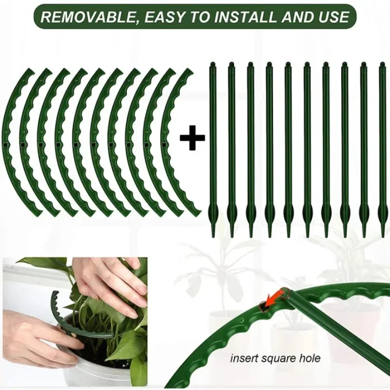 เสาค้ำต้นไม้พลาสติก สำหรับดอกไ - Gardening Tools Holder บทวิจารณ์และราคา