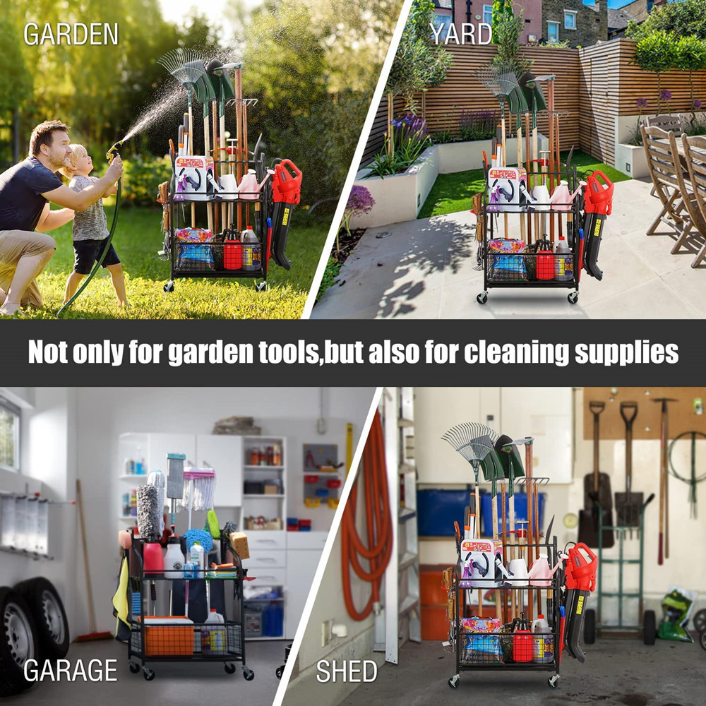 ที่จัดเก็บอุปกรณ์ทำสวน ที่เก็บ - Gardening Tools Holder บทวิจารณ์และราคา