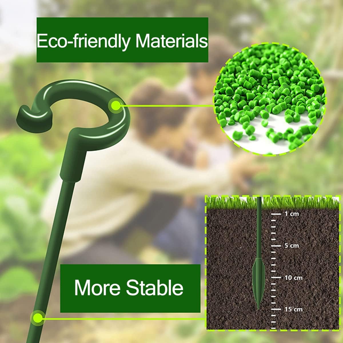 เสาค้ำต้นไม้ 5/10 ชิ้น สำหรับย - Gardening Tools Holder บทวิจารณ์และราคา